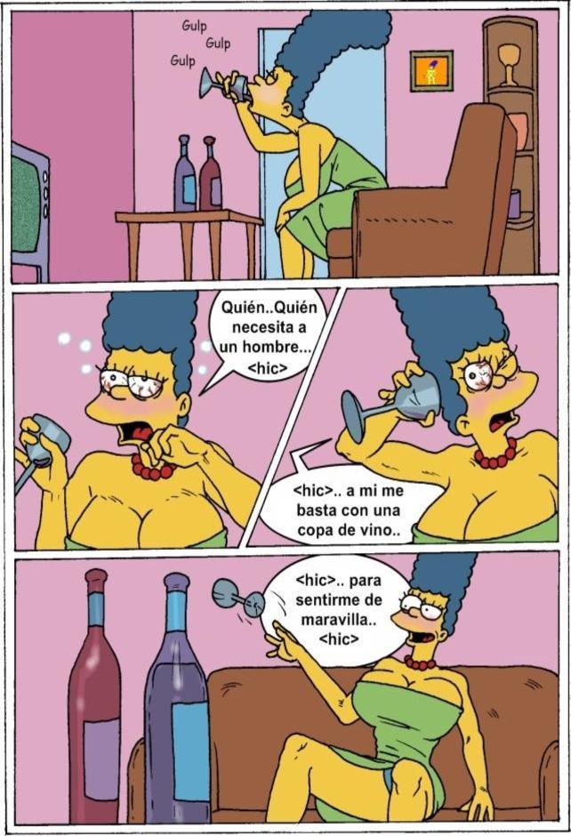 Marge Simpson Bart Sex Comic - Bart Simpson Teniendo Sexo Marge xxx - Follando con su Madre