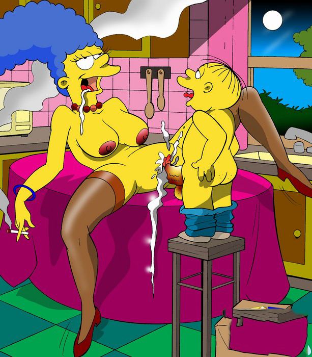 Familia Simpsons xxx Desnudos y Follando Hentai (6)