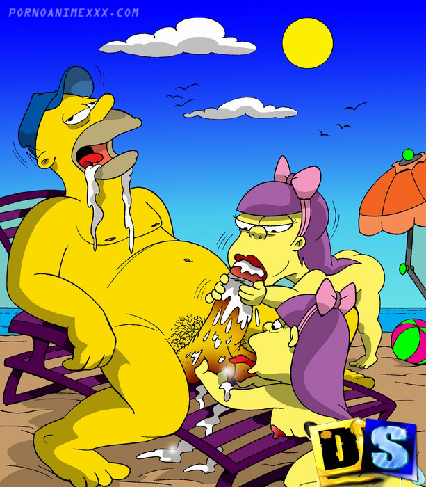 Familia Simpsons xxx Desnudos y Follando Hentai (7)