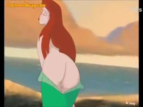 Cover Disney xxx Cartoon Porno Sirenita Desnuda