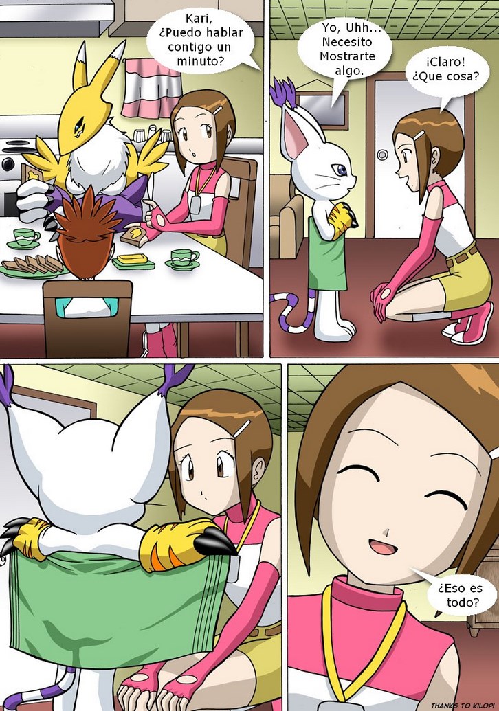 Gari La Animated Cartoon Porn - Digimon Hentai ImÃ¡genes Porno xxx Follando - Comic
