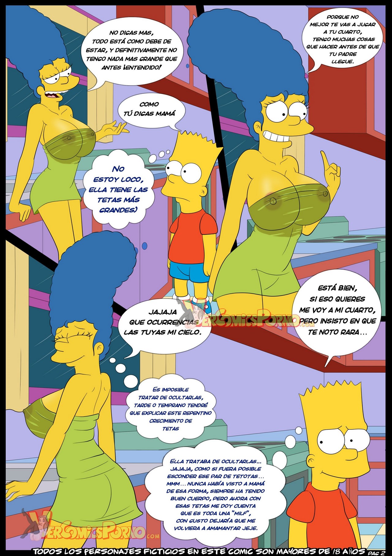 1280px x 1814px - INCESTO Los Simpsons malas costumbres