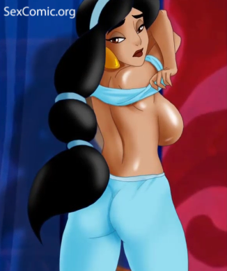 princesa jazmin disney desnuda follando con aladin