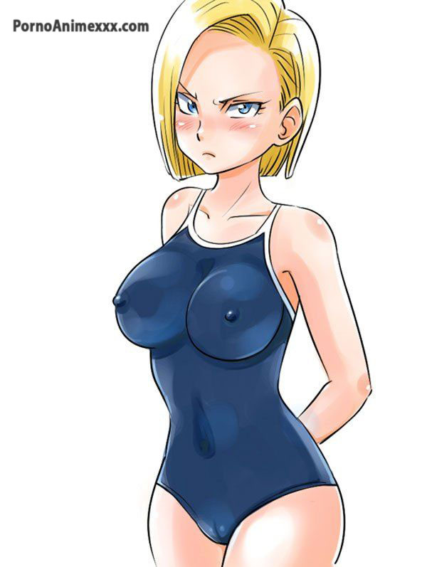 grandes tetas de androide 18 dragon ball super 