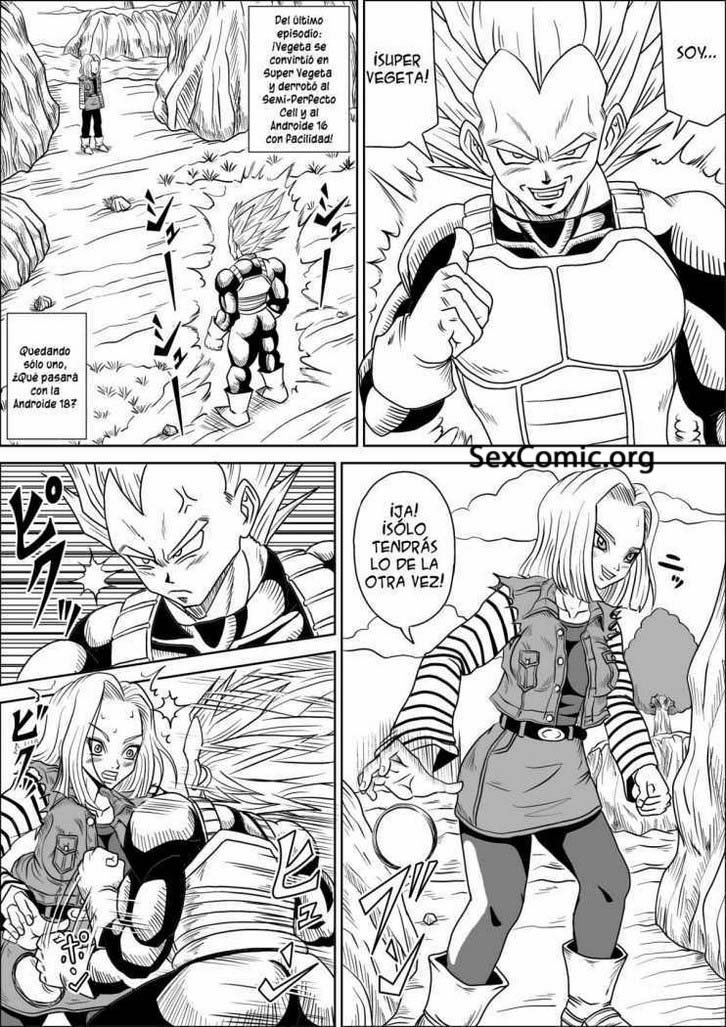 comics Porno Dragon ball z vegeta se folla androide 18