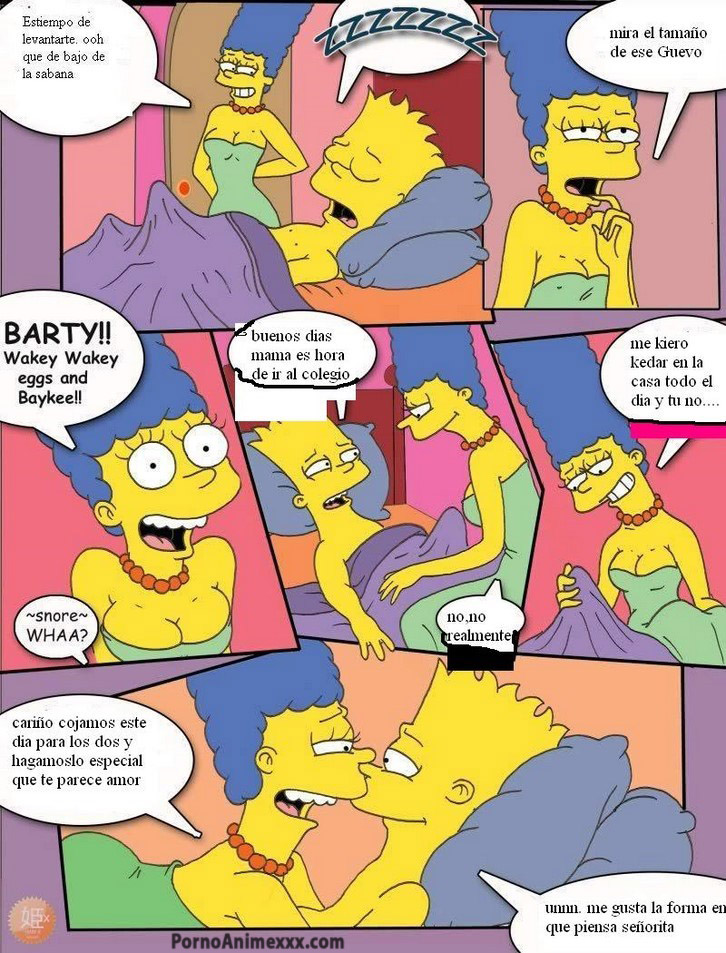 Bart se folla a Marge Los Simpsons xxx